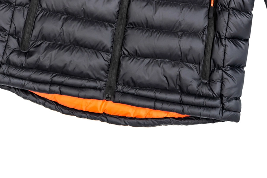 Men Winter Puffer Padded Jacket Solid Color Casual Wear Outerwear