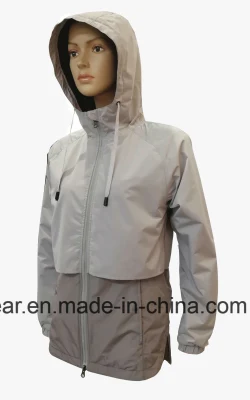 La moda de los hombres impermeables Chaqueta de lluvia al aire libre Prendas de abrigo con capucha