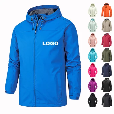 Chaqueta impermeable personalizada, chaqueta de invierno transpirable para hombre popular al aire libre, chaqueta con capucha y forro polar, abrigos chaqueta acolchada recortada personalizada, chaqueta personalizada para hombre